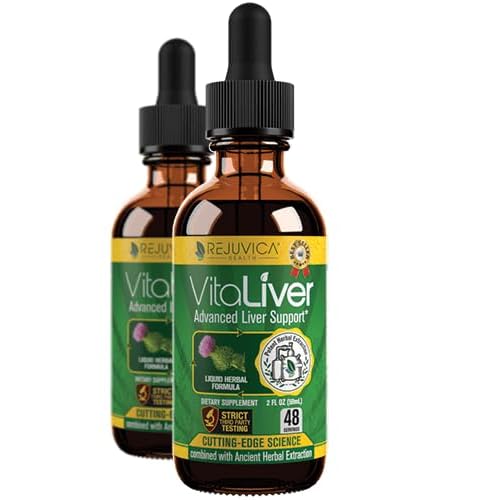 VitaLiver - Liver Health Supplement - Support Liver Cleanse & Detox - Liquid Delivery for Absorption - Milk Thistle, Artichoke, Chanca Piedra, Dandelion & More