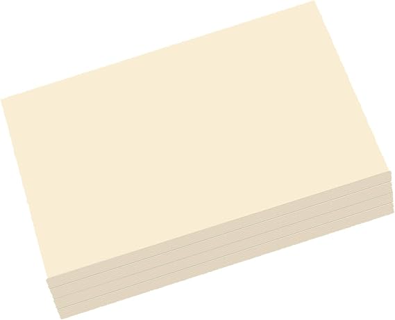 8.5x 5.5 Cream Art Drawing Paper for Painting Construction Bulk 80gsm Craft Paper for Sketch(140 Sheets)
