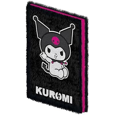 Pyramid Kuromi Rock Out Plush Notebook