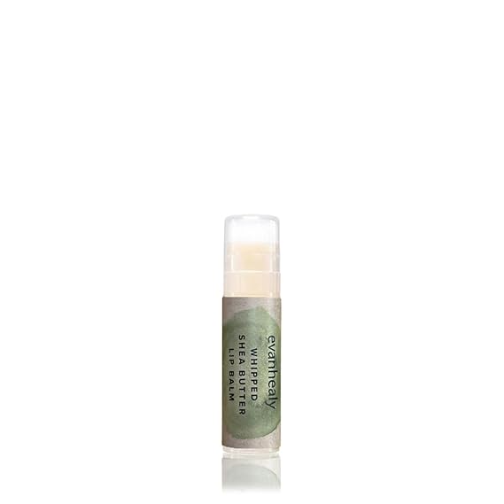evanhealy Whipped Shea Butter for Lips | Organic Red Raspberry Seed Oil, Beeswax, Argan Oil | Moisturizing Lip Balm Chapstick (0.15 oz)