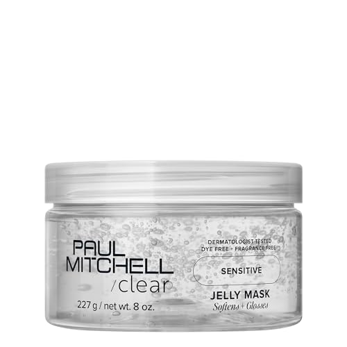 Paul Mitchell Clear Jelly Mask, Fragrance Free Hair Mask, For Sensitive Scalp  Skin