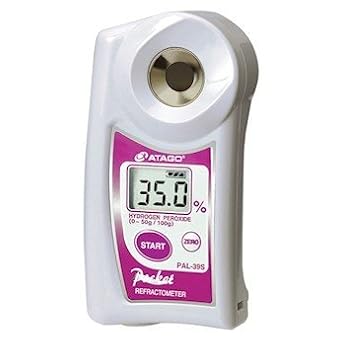 Atago PAL-39S Special-Scale Refractometer, Hydrogen Peroxide