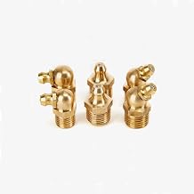 10PCS M6 M8 M10 M12 M14 M16 Male Thread Brass Straight Elbow Type Hydraulic Oil Grease Tube Pipe Fitting - ( Size: Straight Thread Specification: M6x1 )