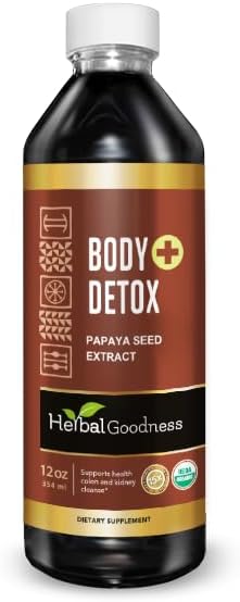 Herbal Goodness Body Detox Liquid 12fl oz, Colon Cleanser