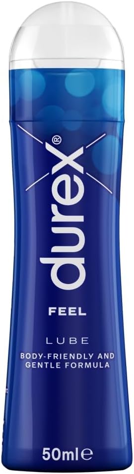 Durex Play Feel, 50ml, Water-Based Lube, Non-Staining, pH Friendly