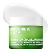 ISOI Moisture Dr. Soothing Cream, Deep Hydration with Hyaluronic Acid, Lightweight Face Moisturizer Korean for Oily Skin & Sensitive Types, Korean Moisturizer Face Cream (2.37 fl. oz, 70ml)
