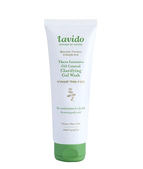 Lavido - Thera Intensive Oil Control Clarifying Gel Wash | Replenish, Nourish + Protect (4.05 oz | 120 ml)