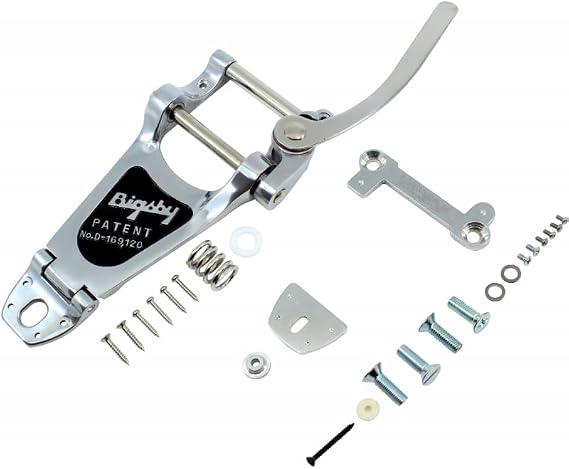 Bigsby Vibramate Set, B7 / V7 Les Paul, Color: Aluminum