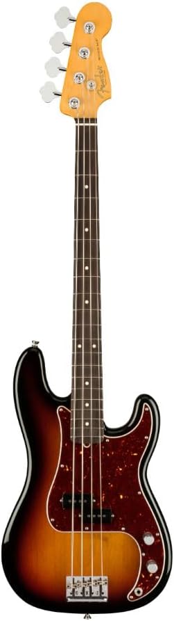 Fender American Professional II Precision Bass, 3-Color Sunburst, Rosewood Fingerboard | Rosewood Fingerboard