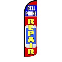 Cell Phone Repair Windless Large Swooper Flag