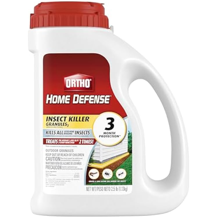 Ortho Home Defense Insect Killer Granules3, Ready to Use Outdoor Granules, for Ants, Spiders and More, 2.5 lbs.