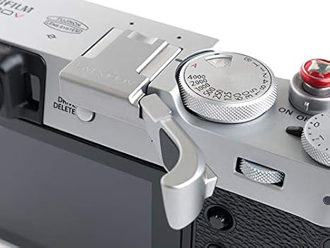 Thumb Grip for Fujifilm X100V - Silver