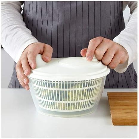 IKEA Salata Kurutucu, Beyaz Renk Süzgeçli Beyaz 23 cm Kurutucu