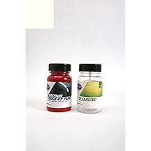 Two-Ounce Bottle for Plymouth Sapporo Automotive Touch-up Paint - Polar White W42 - Value Package