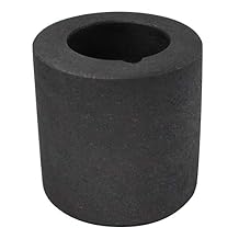 Universal Tool Graphite Crucible for Melting Silver and Gold (1, 2" x 2")