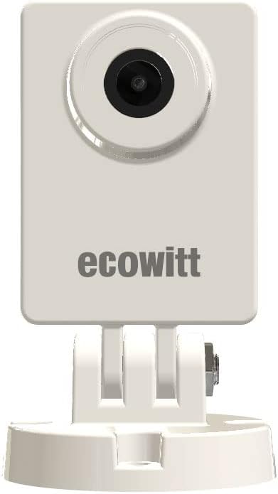 ECOWITT WittCam Outdoor Weather Camera HP10, Monitoring Plants Grow/Weather Changing/Water Level Changing and etc, Website/APP Control, IP66 Waterproof, 150 Wide Angle