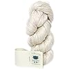 Lotus Yarns Silk 22 Soft Shiny Lace Weight Yarn, Cool and Skin Friendly with its Breathable Character, Perfect for Summer Knitting and Crocheting Undyed Natural White 3.5oz