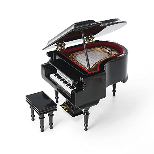 Odoria 112 Miniature Grand Piano Dollhouse Musical Instruments Accessories