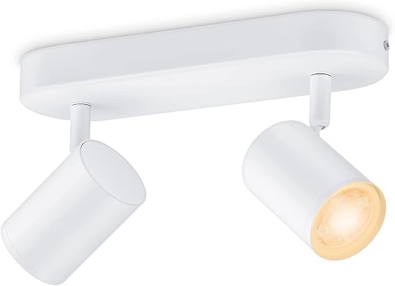 WiZ IMAGEO Spot Ceiling Lamp Adjustable White & Color 2x5W White Single Package