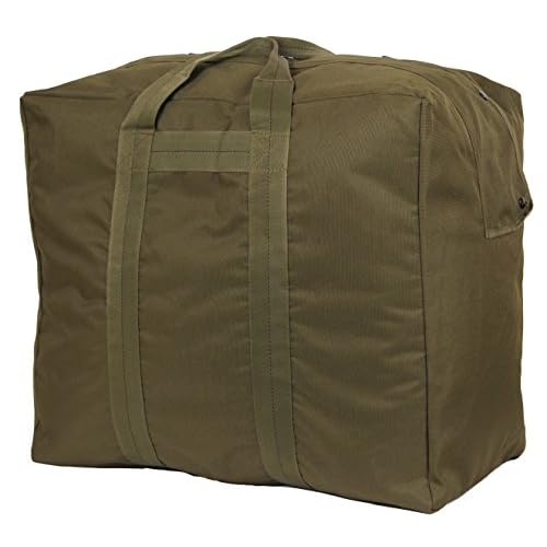 Rothco Enhanced Aviator Kit Bag - Heavy-Duty Outdoor Gear Carry Bag for Additional Storage, Olive Drab
