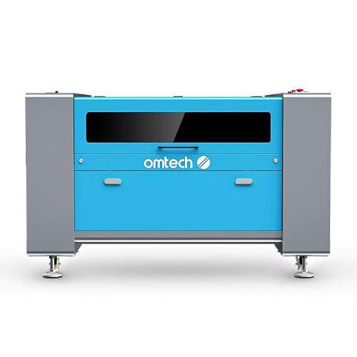 OMTech 100W CO2 Laser Engraver with LightBurn, 24x40 Inch Laser Engraving Cutting Machine with Autofocus Autolift 2 Way Pass Air Assist Water Pump, Industrial Laser Cutter for Wood Glass Acrylic More
