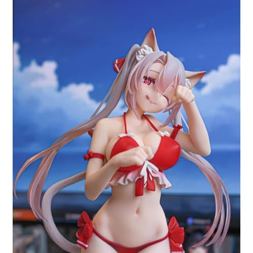 Ecchi Figure Loving CatThermochromic Paint Ver. Anime Girl Waifu Hentaii Anime Figure Girl.Sexy Anime Figures 18 Uncensored Collection Gift Model with Box