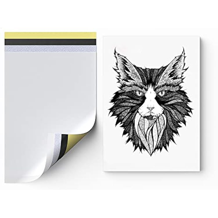 Trasnfer Paper Stencil Paper 4 Layers Stencil Paper A4 Size Transfer Paper Stencil Paper50 Sheets Paper