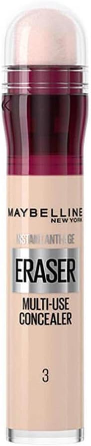 Maybelline New York Instant Anti Age Eraser Concealer, 03 Fair, 6.8 ml
