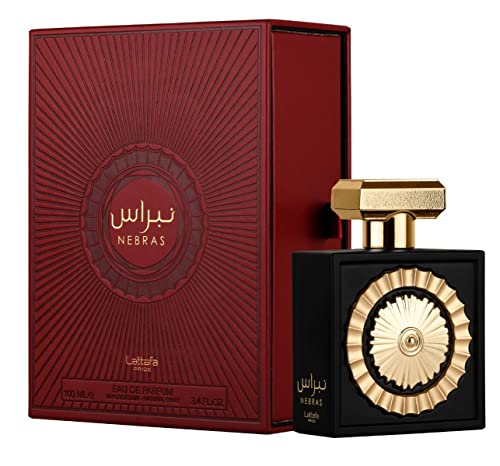 Nebras By Lattafa Pride Edp - Eau De Parfum 100ml3.4 Oz | Red Berries, Mandarin Vanilla, Cacao, Rose Tonka Bean, Amber, Musk, Sugar | By Lattafa Perfumes