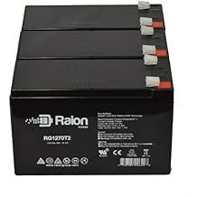 Raion Power 12V 7Ah Replacement AGM Battery for KIJO JS12-7 - 3 Pack