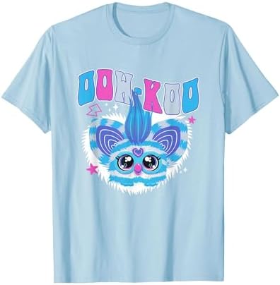 Furby Ooh-Koo Cute Colorful Furblet Logo T-Shirt