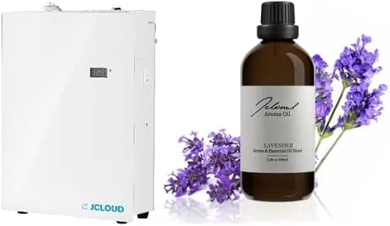 JCLOUD Smart Scent Air Machine & LAVENDER Essential Oils 100ML for Diffuser