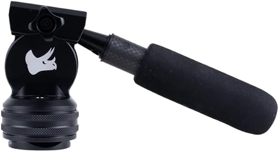 TRICER-BP | Fluid Pan Head for Hunters | 12.03oz Lightweight Design | Smooth Operation with Easy Tension Adjustment | Built for Optics and Precision Tracking
