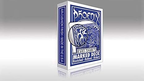 MJM Phoenix Marked Deck Blue - Magic Trick - Ages 12+