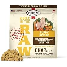 Primal Kibble in The Raw, Freeze Dried Dog Food, Puppy Recipe, Scoop & Serve, Made with Raw Protein, Whole Ingredient Nutrition, Crafted in The USA, Dry Dog Food 5.4 lb Bag