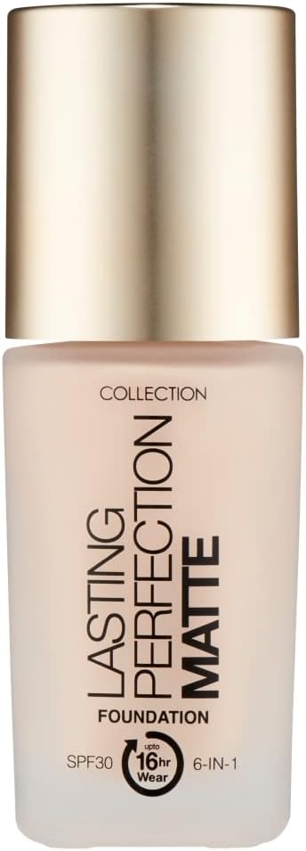Collection Cosmetics Lasting Perfection Matte Foundation, Full Coverage, 27ml, Extra Fair