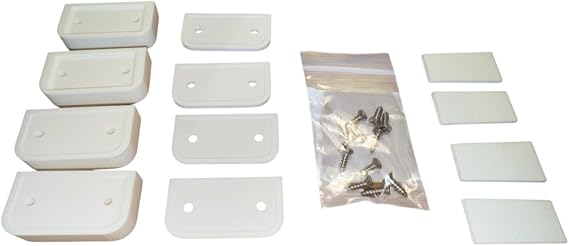 Riser Compatible with Ring Alarm Contact Sensor (2nd gen) (1/2 Inch (Pack of Four))