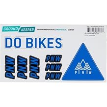 PNW Components X Ground Keeper Custom Handlebar Decal Sheet, Pacific Blue