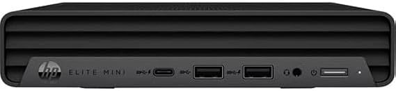 HP Elite Mini 800 G9 Desktop Computer - Intel Core i7 12th Gen i7-12700T Dodeca-core (12 Core) 1.40 GHz - 16 GB RAM DDR5 SDRAM - 512 GB M.2 PCI Express NVMe SSD - Mini PC - Black