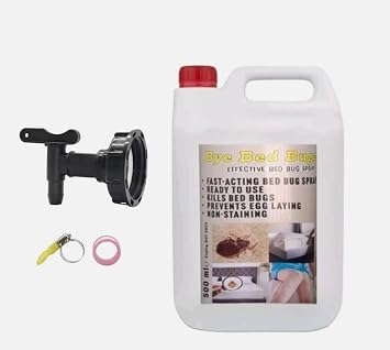 Bed Bug Killer Spray for Mattress and Home, Strong Repellent Formula, Fast-Acting, Ready to Use, Non-Staining 2.5L