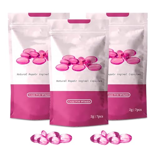 Natural Repair Capsules, Repair Vaginal Capsule for Women, Firming, Slimming and Nourishing Pink, 2G