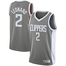Outerstuff Kawhi Leonard Los Angeles Clippers NBA Boys Youth 8-20 Gray Earned Edition Swingman Jersey