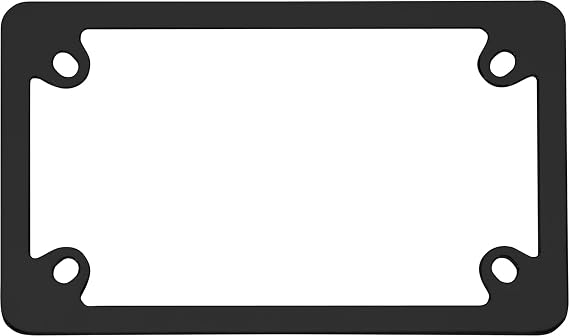 Cruiser Accessories 77050 MC Neo Motorcycle License Plate Frame, Black