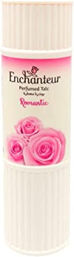 Enchanteur Romantic Shimmer Perfumed Talc Fragrance Powder with UV Protection, 125g