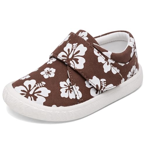 Jack & Lily Canvas Sneakers for Kids - Breathable Toddler Shoes with Non-Slip Sole for Confident Steps - Slip on Shoes for Comfort & Daily Play - Baby Sneakers Keep Little Feet Happy All Day