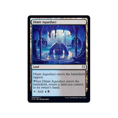 Magic: The Gathering - Dimir Aqueduct - Commander 2019