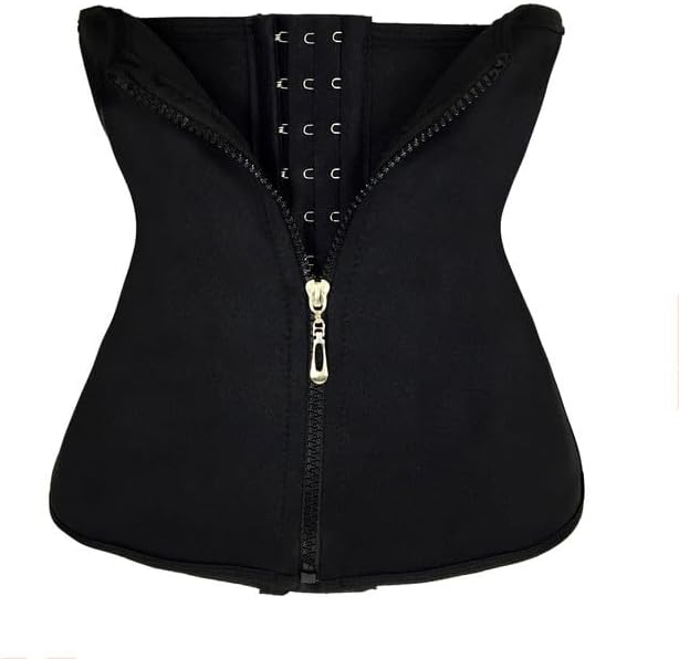 Womens Waist Trainer PU Belt Underbust Corsets Zipper Fashion Waist Cincher Long Torso Shapewear Bustier Lingerie