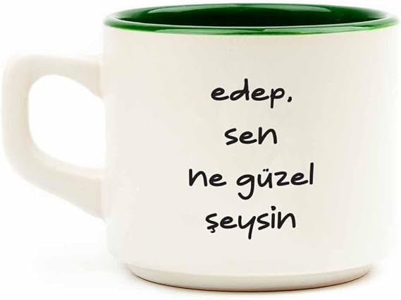 Edep, Sen Ne Güzel Şeysin Beyaz Venüs Kupa - Hediyelik Kupa Fincan Mug
