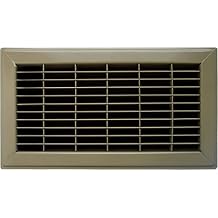 Accord Ventilation Louvered ABGRBR812 Floor Register, 8-in x 12-in, Brown