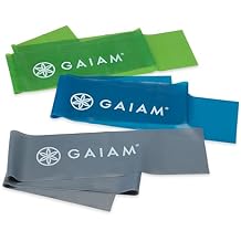 Gaiam Restore Strength and Flexibility Resistance Band Kit Set